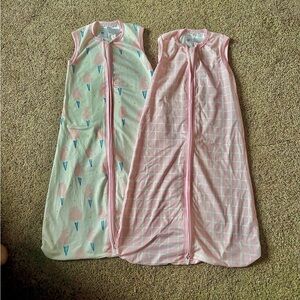 NWOT Kyte BABY Pink and White Sleep Sack Bundle